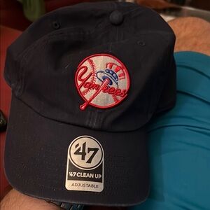 Yankees Navy Blue Adjustable Cap
